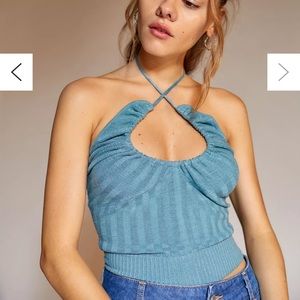 UO Mila Sweater Halter Top